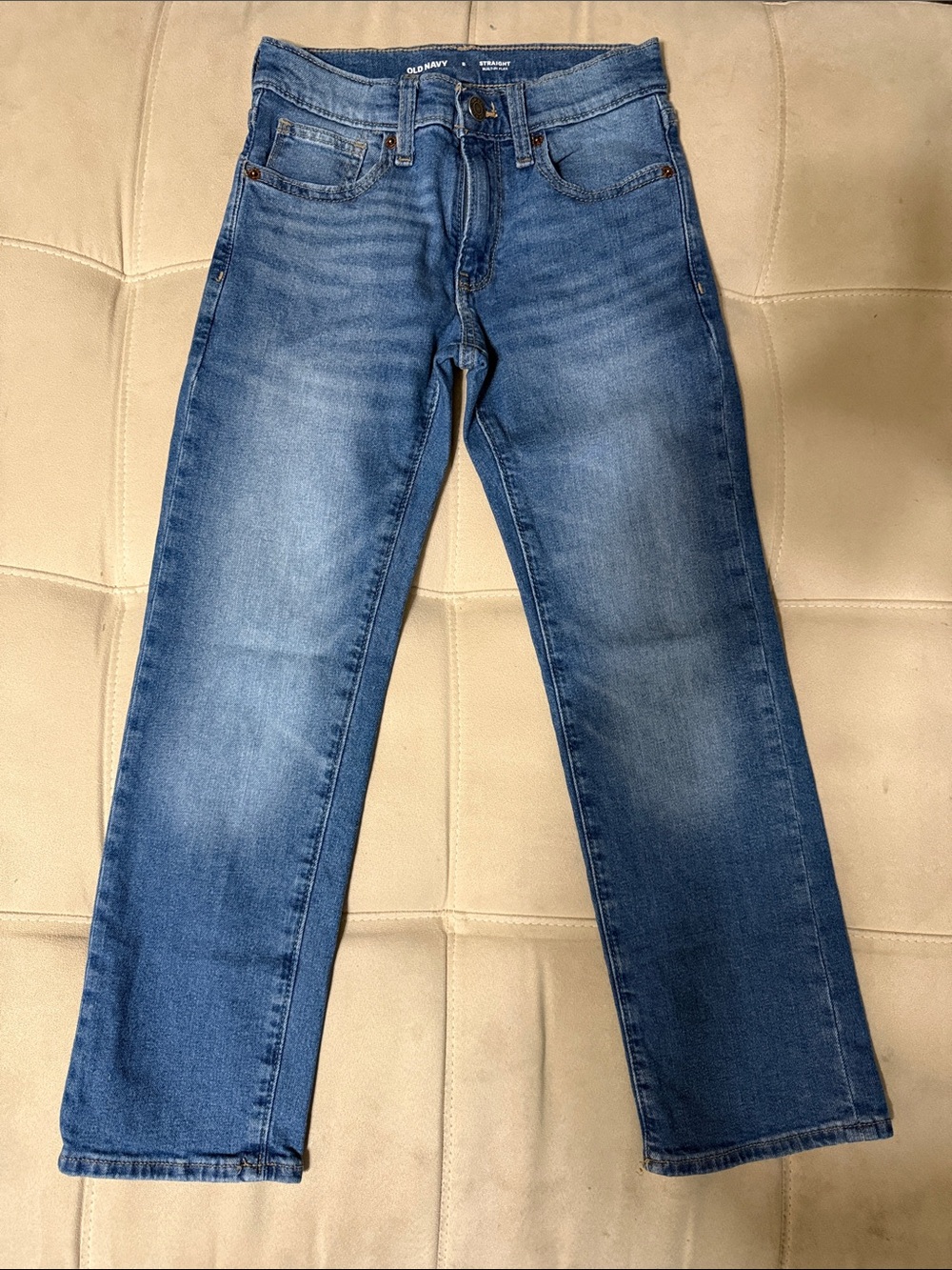 Old Navy Men's Medium Blue Straight Jeans